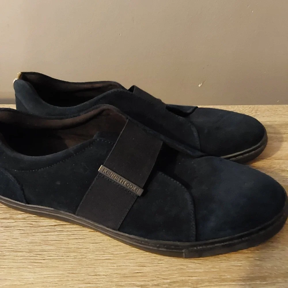 Kenneth Cole‎ Men's Causal Kam Slip on Mictoclimate Comfort Navy Shoes Size 8 US